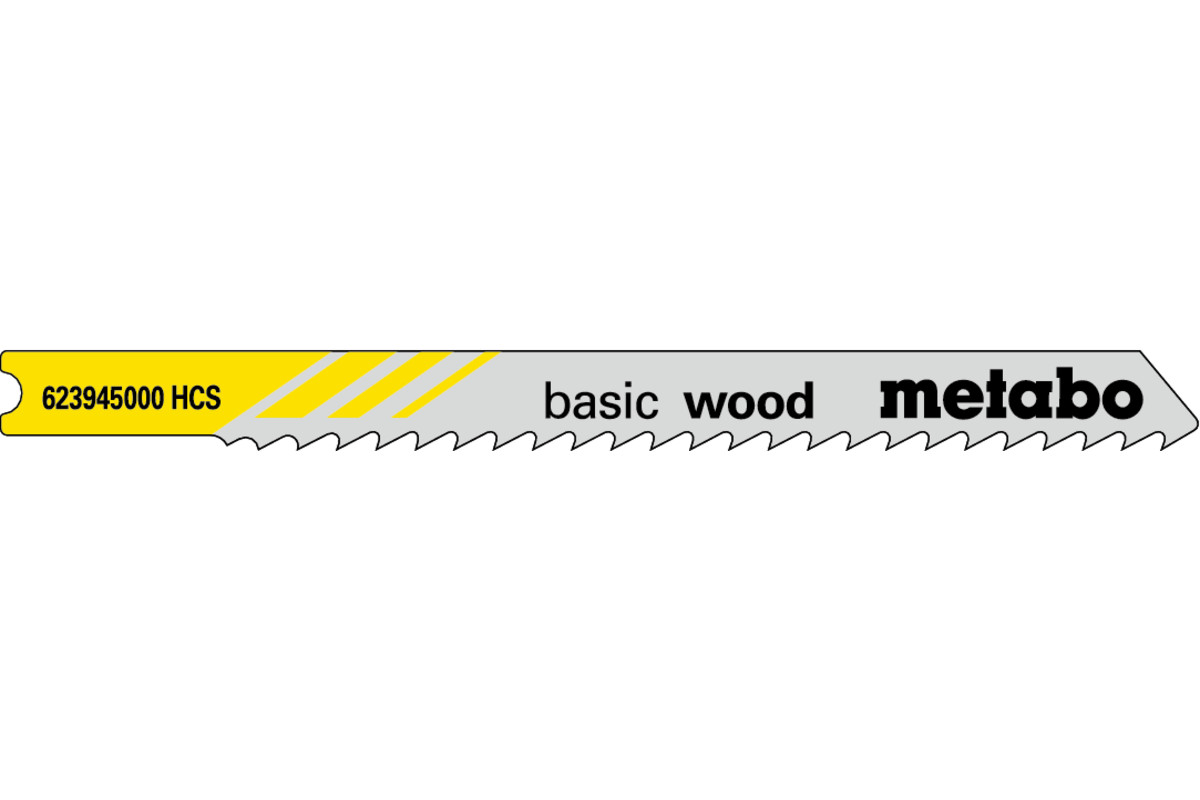 5 U-Stichsägeblätter "basic wood" 74/ 3,0mm (623945000) 
