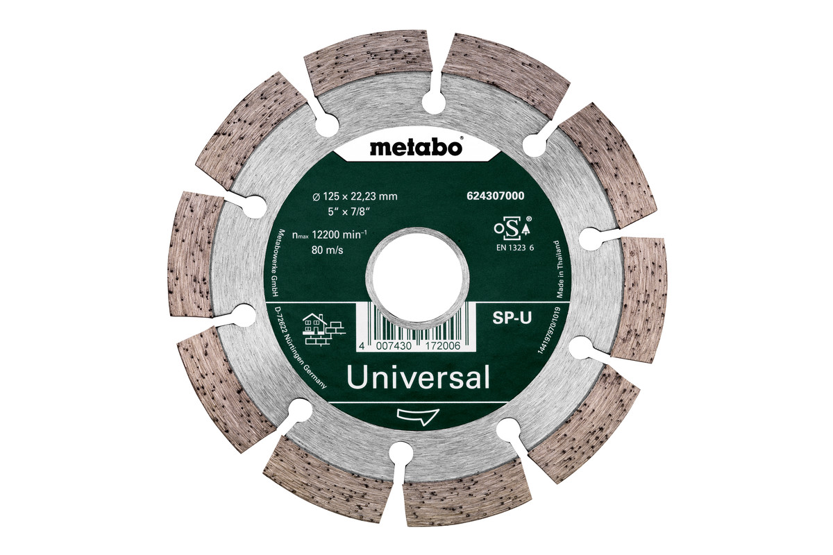 Diamanttrennscheibe - SP - U, 125x22,23 mm / B (624296000) 