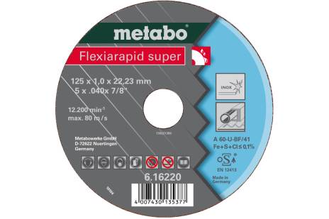 Flexiarapid super 115x0,8x22,23 Inox, TF 42 (616208000)