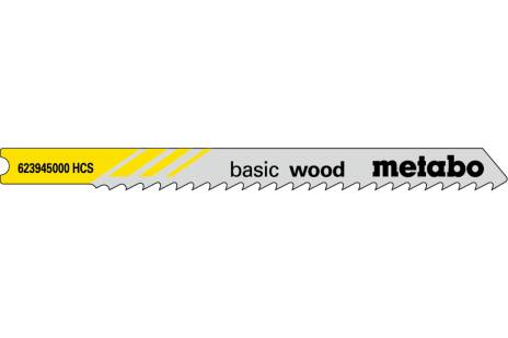 5 U-Stichsägeblätter "basic wood" 74/ 3,0mm (623945000)