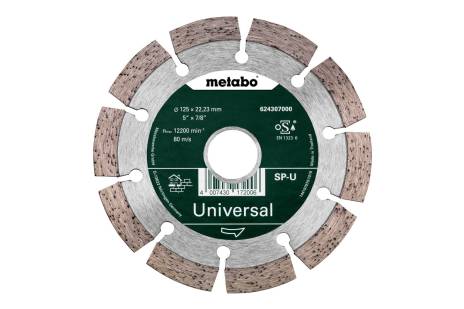 Diamanttrennscheibe - SP - U, 125x22,23 mm / B (624296000) 