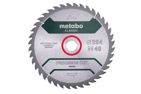 Sägeblatt "precision cut wood - classic", 254x30, Z40 WZ 20° (628325000) 