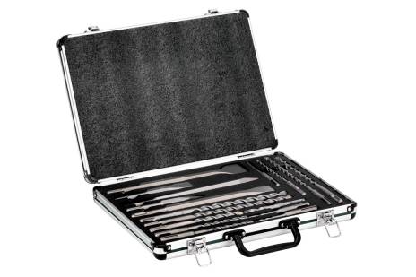 SDS-plus Bohrer-/Meisselset SP,17-teilig, im Alukoffer (628414000) 