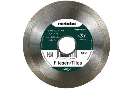 Diamanttrennscheibe SP - T, 115x22,23 mm, Fliesen (628555000)