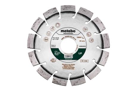 Diamanttrennscheibe 115x22,23mm, "UP", Universal "professional" (628558000)