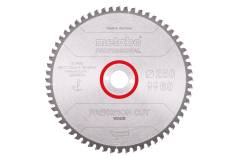 Sägeblatt "precision cut wood - professional", 250x30, Z60 WZ 5° neg. (628048000) 