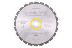 Sägeblatt "power cut wood - professional", 254x30, Z24 WZ 5° neg. (628220000) 