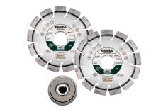Set: 2xDiamanttrennscheibe 115x22,23mm, "UP"+ 1xQuickspannmutter M 14 (628581000) 