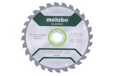 Sägeblatt "cordless cut wood - classic", 216x30 Z28 WZ 5° /B  (628665000) 