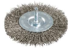 Rundbürste 75x0,3 mm/ 6 mm, Edelstahl, gewellt (630550000) 